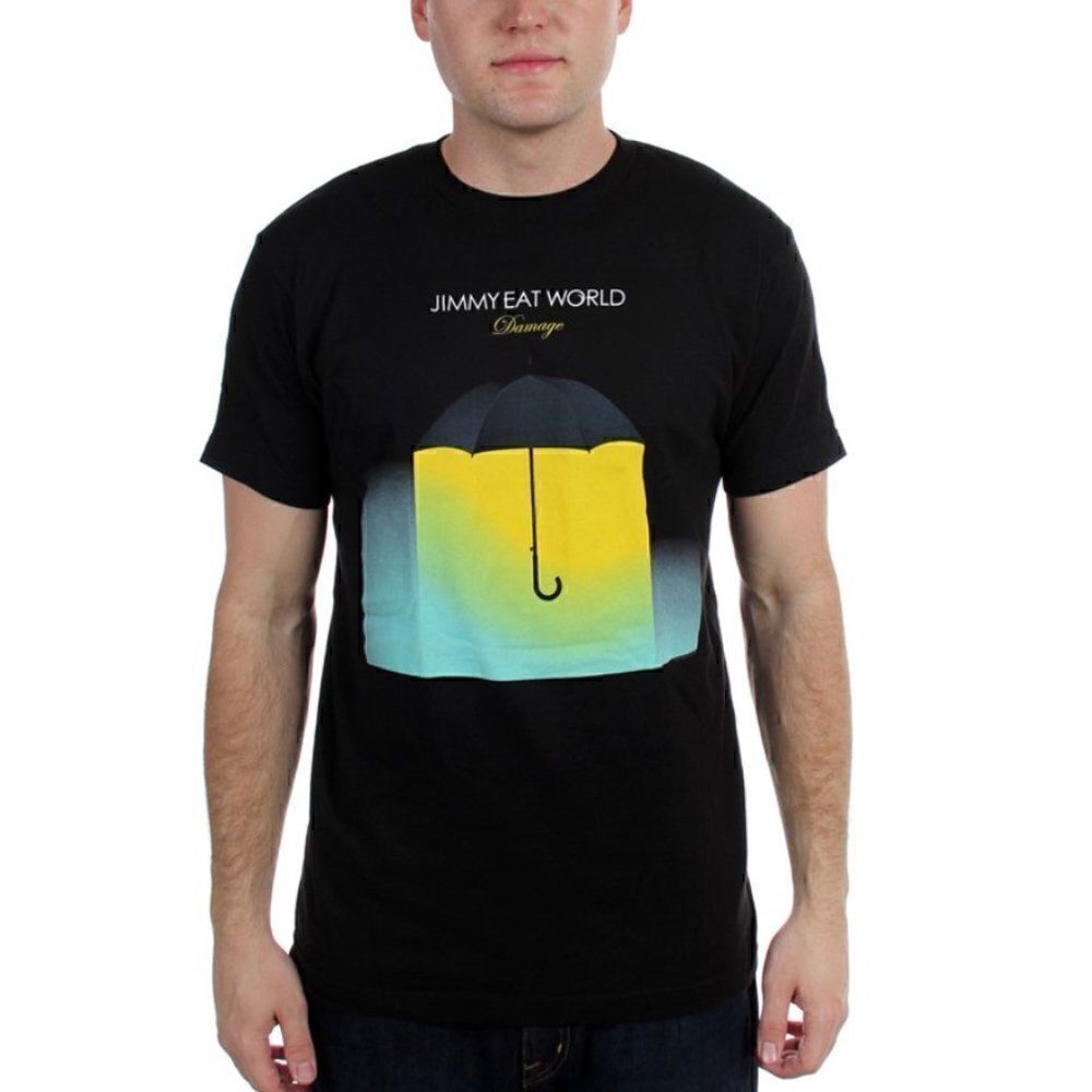JIMMY EAT WORLD MENS DAMAGE SLIM FIT T-SHIRT